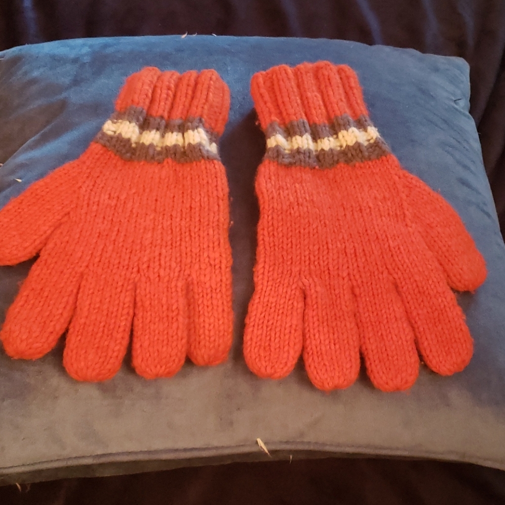 Jack Spade hand knit wool Winter gloves